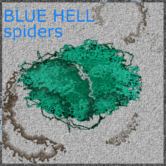 2019-10-06--blue hell--spiders