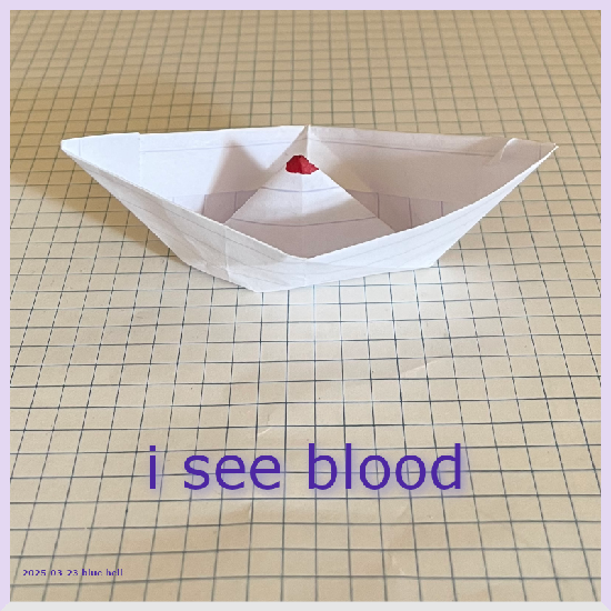 i see blood