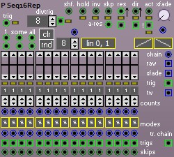 Seq16Rep - A new 16 step sequencer