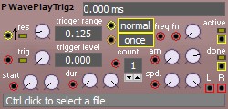 WavePlayTrig2 - Another triggered wave player